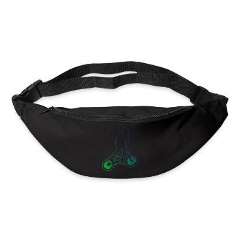 Herren Damen bmx jungen bmx fahrrad Radfahren - Gürteltasche - Schwarz - Vorne