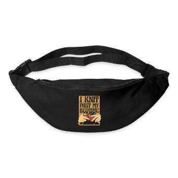 Tricot Crochet Tricoteur Crocheteurs - Sac banane - noir - Devant