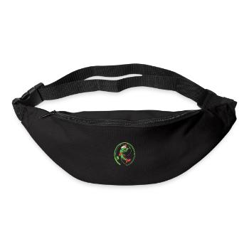 Noël Pêcheur Poisson Truite de brochet - Sac banane - noir - Devant