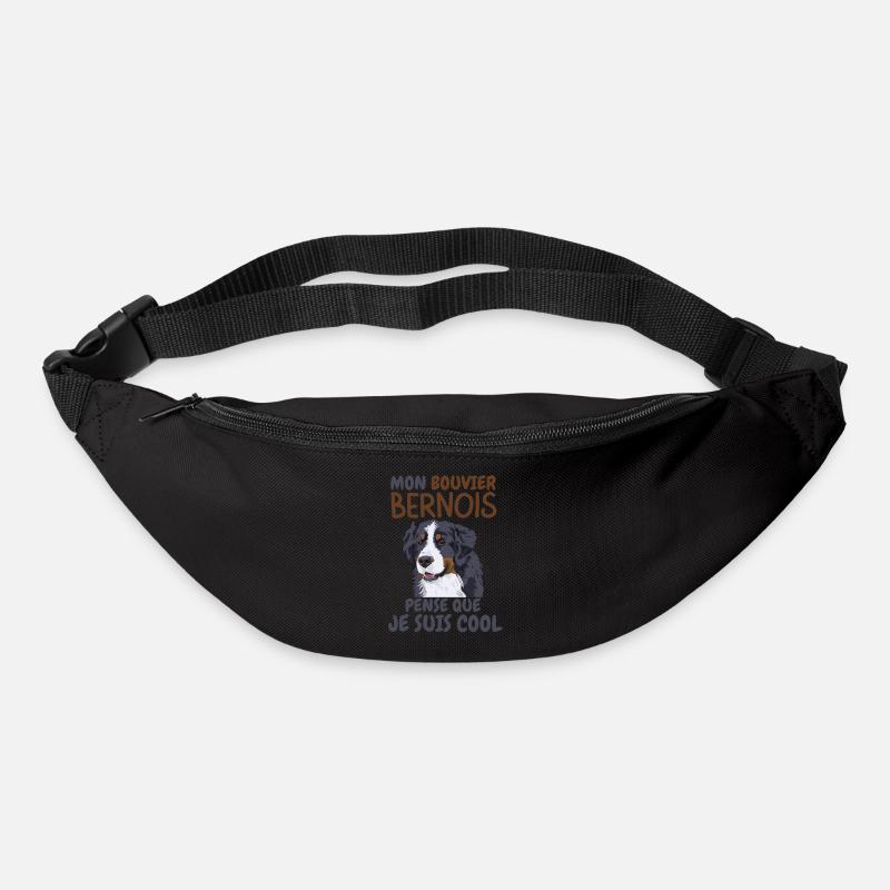 bouvier bernois - Sac banane - noir