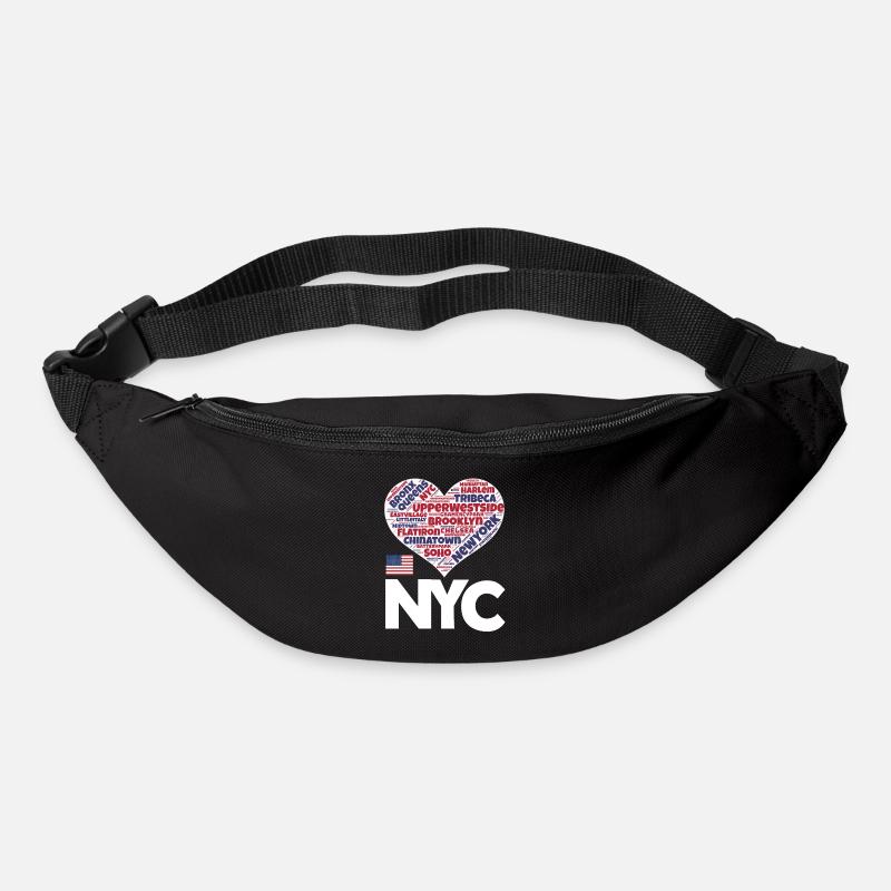 New York - Gürteltasche - Schwarz