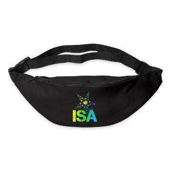 Isa Geburtstag Isabell - Gürteltasche - Schwarz - Vorne