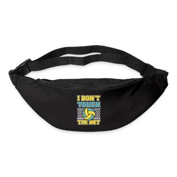 Joueur de volleyball Volleyball de plage Volleyball S - Sac banane - noir - Devant