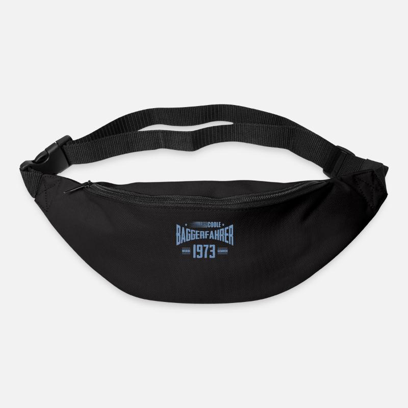 Jahrgang 1973 Geburtstag Bagger Baggerfahrer - Gürteltasche - Schwarz