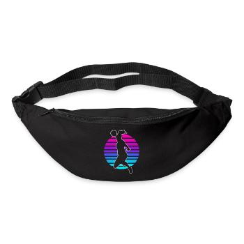 Handball Handballerin Frauen Handball - Gürteltasche - Schwarz - Vorne