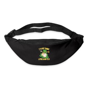 Je ne suis pas petit je suis un rongeur de la taille d’un lutin - Sac banane - noir - Devant