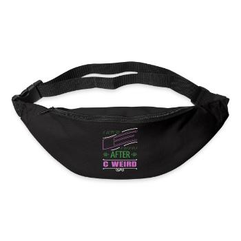 bmx anniversary cool costume birthday present idea - Gürteltasche - Schwarz - Vorne