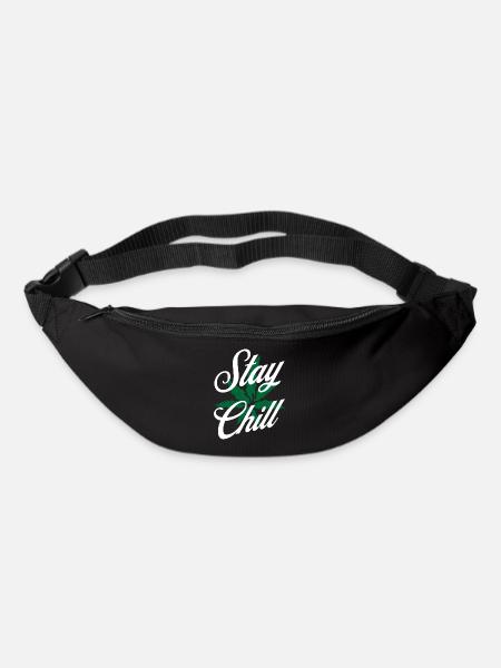 Stay Chill Marihuana - Gürteltasche - Schwarz