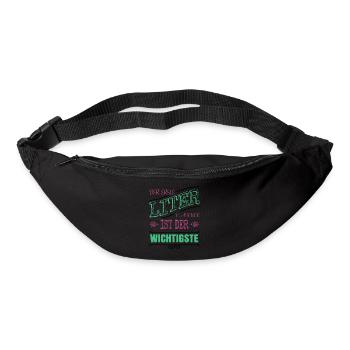 bürohumor lustig kaffeeliebhaber baristia müde - Gürteltasche - Schwarz - Vorne