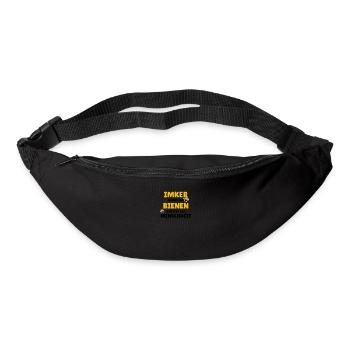 Imker - Hüter der Bienen & Retter der Menschheit - Gürteltasche - Schwarz - Vorne