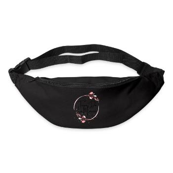Team de la mariée floral - Sac banane - noir - Devant