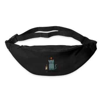nicht mein Kater - nicht mein Bier - Gürteltasche - Schwarz - Vorne