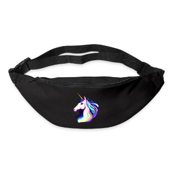 Licorne Mythique Animal Licorne Fille Licornes - Sac banane - noir - Devant