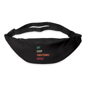 Witzige Tischtennissprüche - Gürteltasche - Schwarz - Vorne