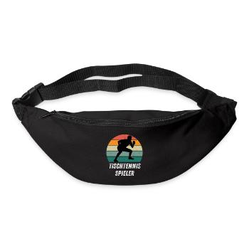 Tischtennisspieler - Gürteltasche - Schwarz - Vorne