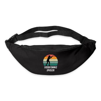 Tischtennisspieler - Gürteltasche - Schwarz - Vorne