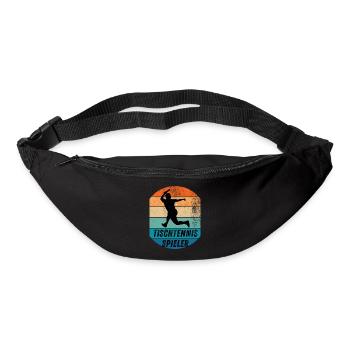 Tischtennisspieler - Gürteltasche - Schwarz - Vorne