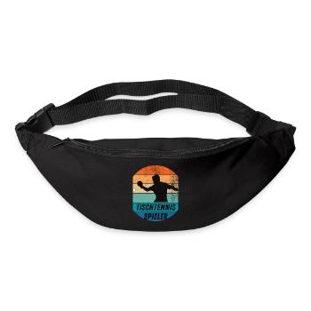 Tischtennisspieler - Gürteltasche - Schwarz - Vorne