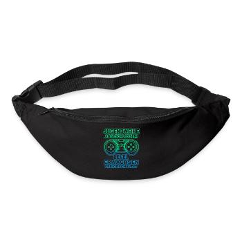 Jugendweihe Mädchen Junge Erwachsen - Gürteltasche - Schwarz - Vorne