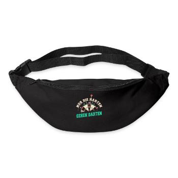 Dart Darts Dartspieler Dartsport - Gürteltasche - Schwarz - Vorne