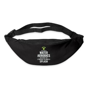 Water Aerobics Aquatic fitness Aqua Exercise Funny - Bum bag - black - Front