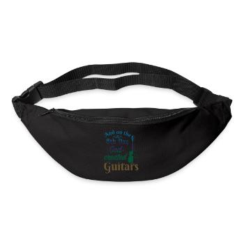 And on the 8th day God created Guitars - Bum bag - black - Front