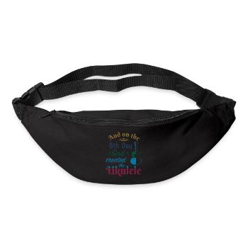 And on the 8th day God created the Ukulele - Bum bag - black - Front
