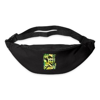 Zeitungsausschnitte Scrapbook Zeitschriften Alphabet Code - Gürteltasche - Schwarz - Vorne