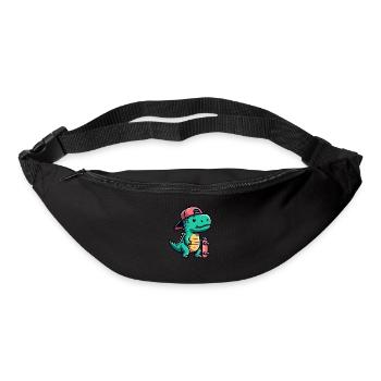 T-Rex Skateboarder: A Fun and Creative - Bum bag - black - Front