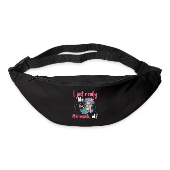 Mermaid Fable Mermaids Conte de fées - Sac banane - noir - Devant