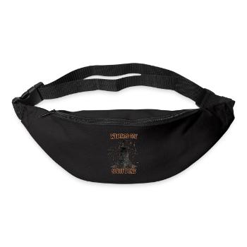 Les sorcières obtiennent des trucs, Halloween fait, - Sac banane - noir - Devant