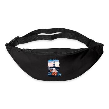 Dog at the Lighthouse Autumn - Bum bag - black - Front