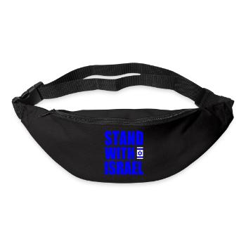 Stand with israel - Bum bag - black - Front