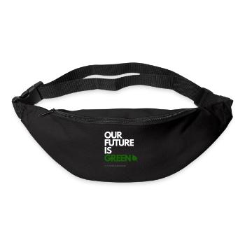 OUR FUTURE IS GREEN - Bum bag - black - Front