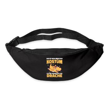 Drache Drachen Mystisch Fabelwesen - Gürteltasche - Schwarz - Vorne