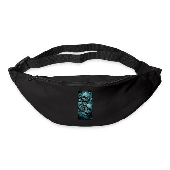 Fear of the horror of zombie skulls - Bum bag - black - Front