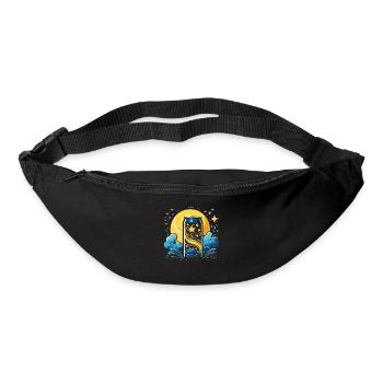 Die coolste Dose mit Sternen und Wolken - Gürteltasche - Schwarz - Vorne