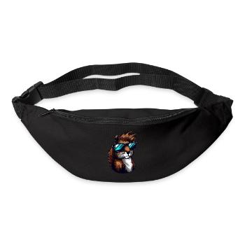 Cool Squirrel with Sunglasses – Stylish - Bum bag - black - Front