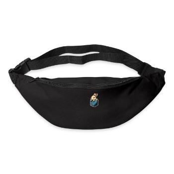 Lapin, Lapin, Animal, Animal De Compagnie, Lapins - Sac banane - noir - Devant