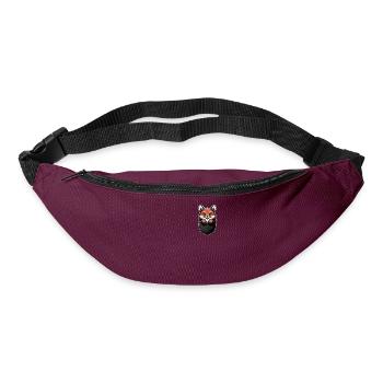 Fuchs Füchse Tier - Gürteltasche - Burgunderrot - Vorne