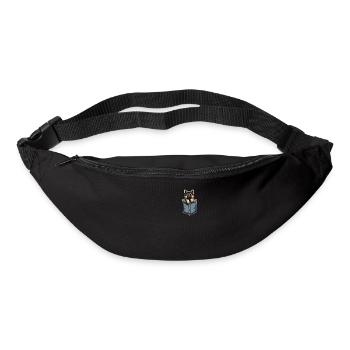 Berger Allemand Malinois - Sac banane - noir - Devant