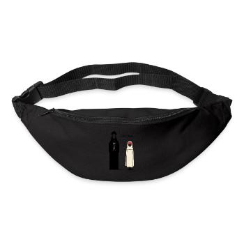 Religieuse et prêtre : Eh bien - Sac banane - noir - Devant