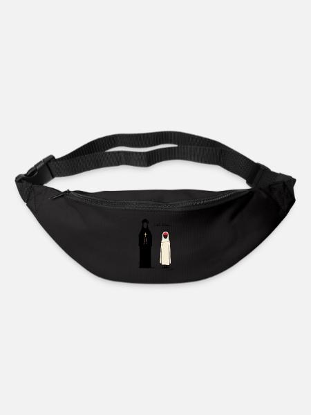 Nonne und Priester: Na dann - Gürteltasche - Schwarz