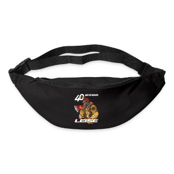 40. Geburtstag 1984 Feuerwehr Spruch - Gürteltasche - Schwarz - Vorne