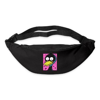 Interactive Colors Anxious Duck - Bum bag - black - Front