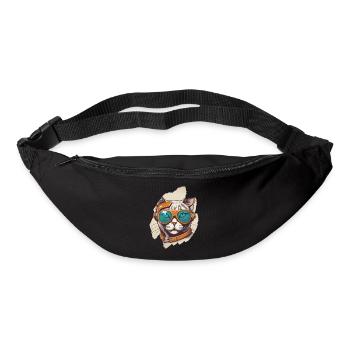 Headphones Cute Cat Pet Glasses Animal Future - Bum bag - black - Front