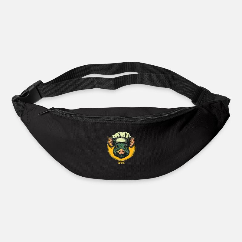 Kitchens Cook Chef Pig - Bum bag - black