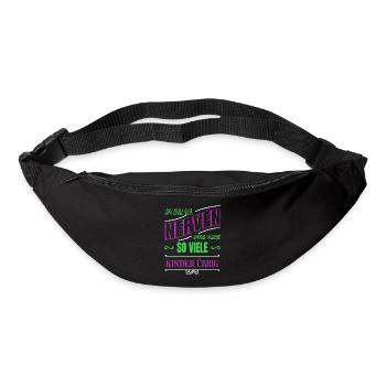 geek schildmaid zusammenhalt spaß - Gürteltasche - Schwarz - Vorne