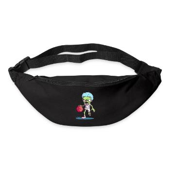 Funny Candy Colors Zombie Basketball Player - Bum bag - black - Front