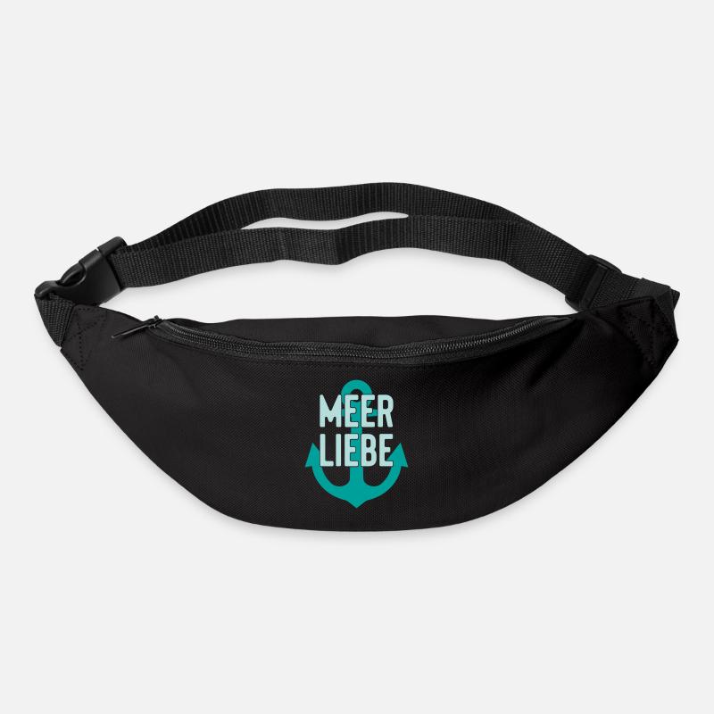 meerliebe - Gürteltasche - Schwarz